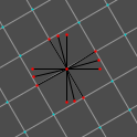 30° Circle Vertices